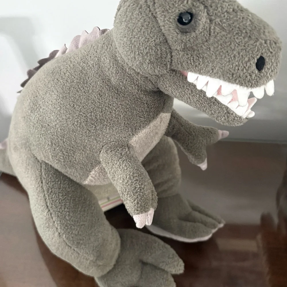 Steiff Plush T-Rex Dinosaur Stuffed Animal Toy Collectable - Picture 3 of 6